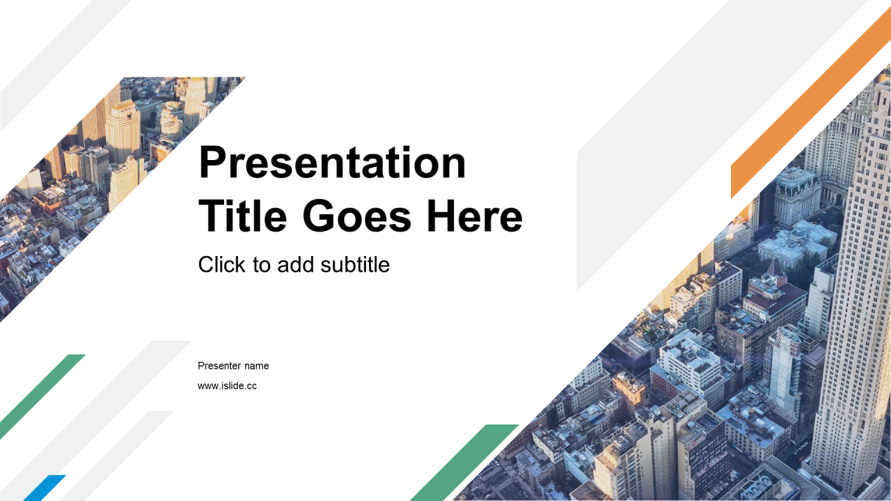 多色创意商务地产金融工作总结PPT主题