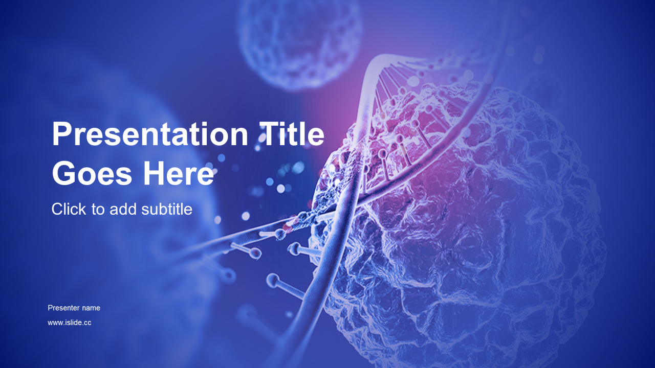 蓝色科技疫情防控生物化学培训课件PPT主题