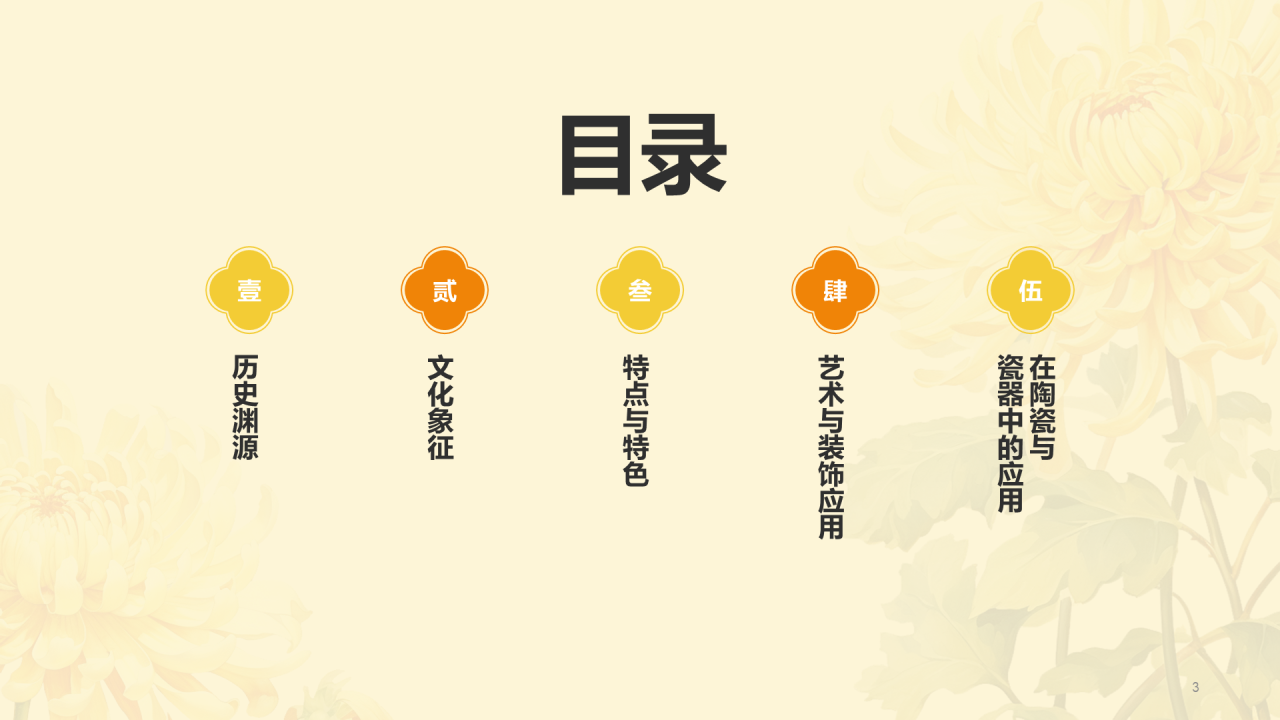 黄色国风插画中国传统配色柠檬黄介绍PPT模板