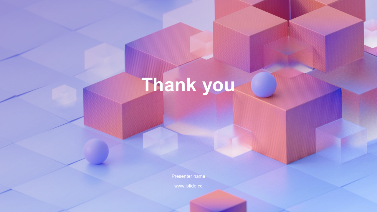 紫色科技IT互联网工作总结PPT主题