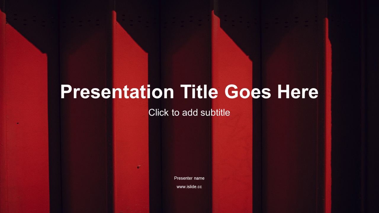 红色商务工作总结PPT主题