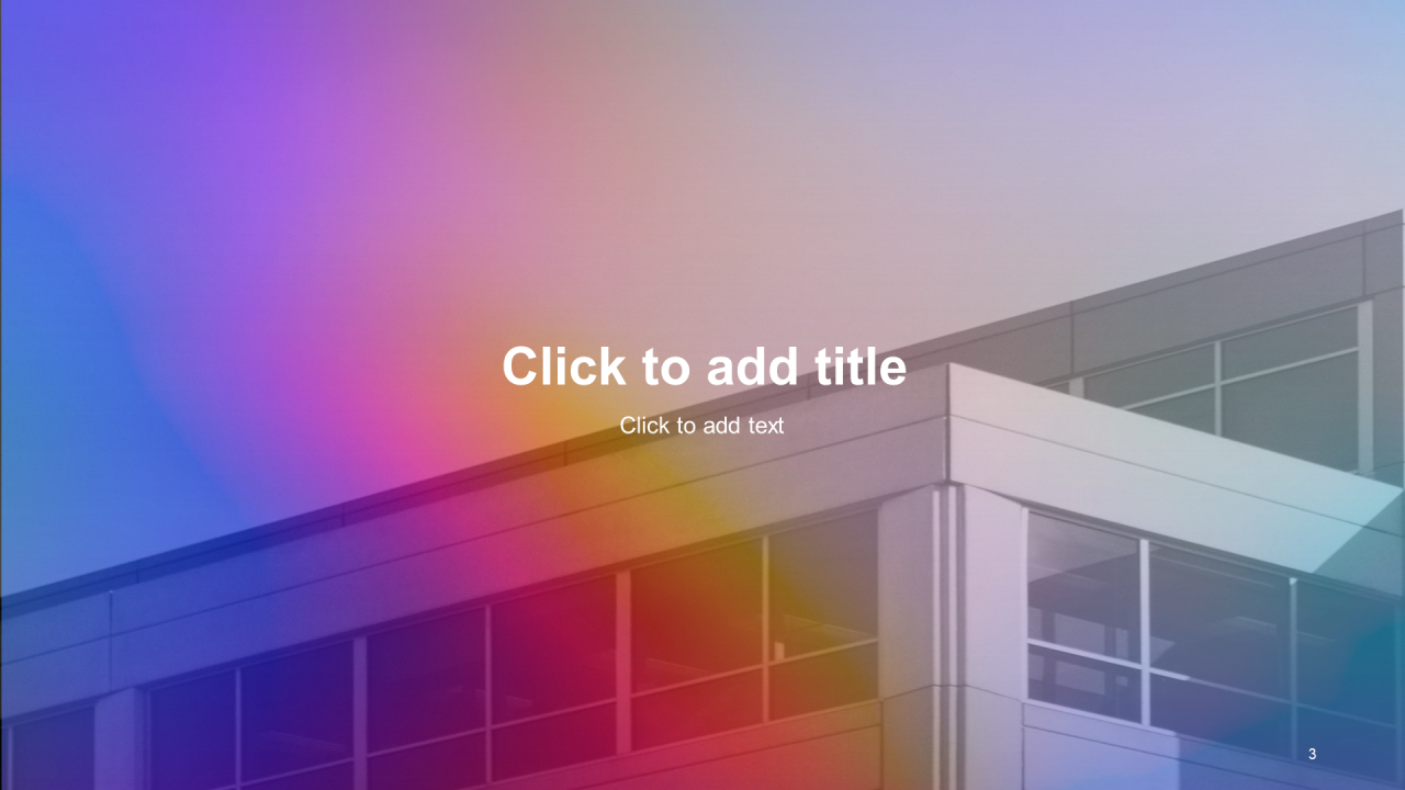 多色商务地产工作总结PPT主题