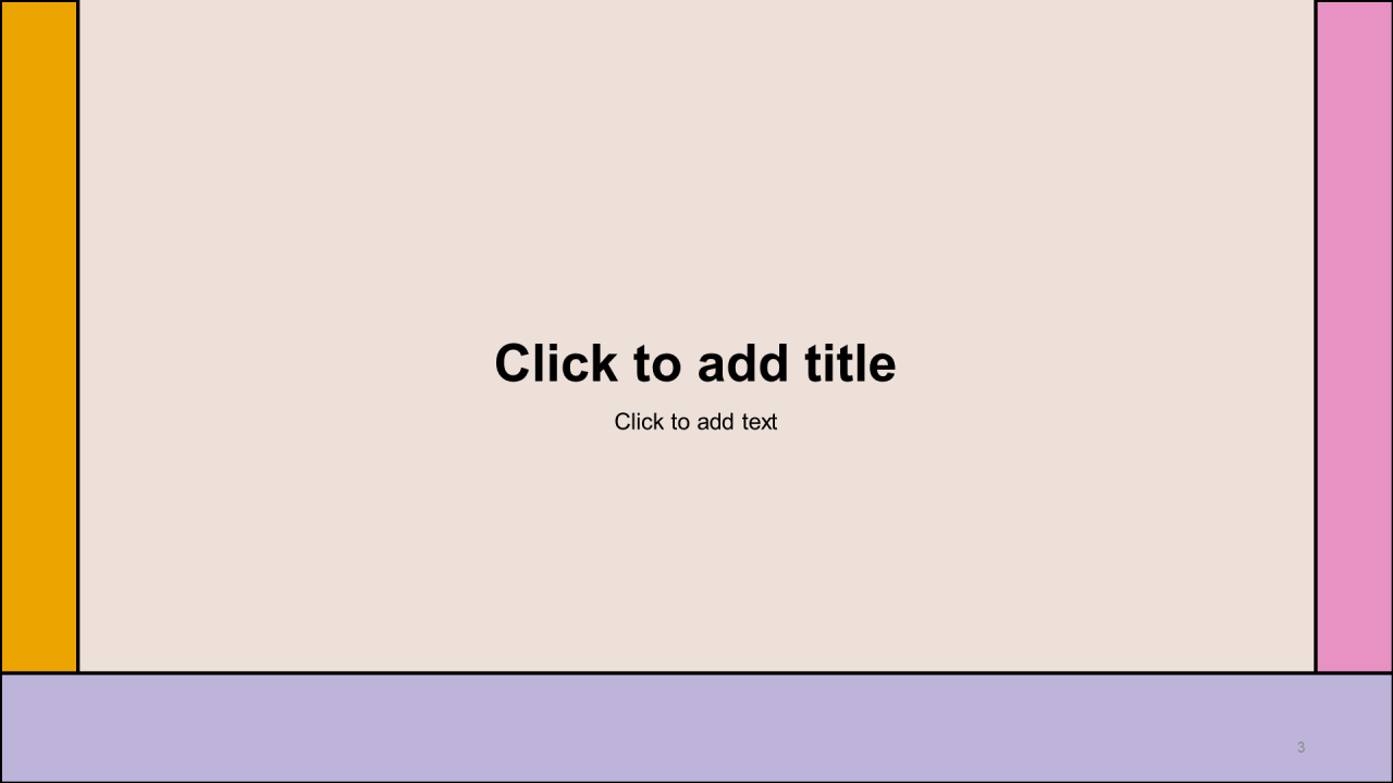 多色卡通复古风PPT模板