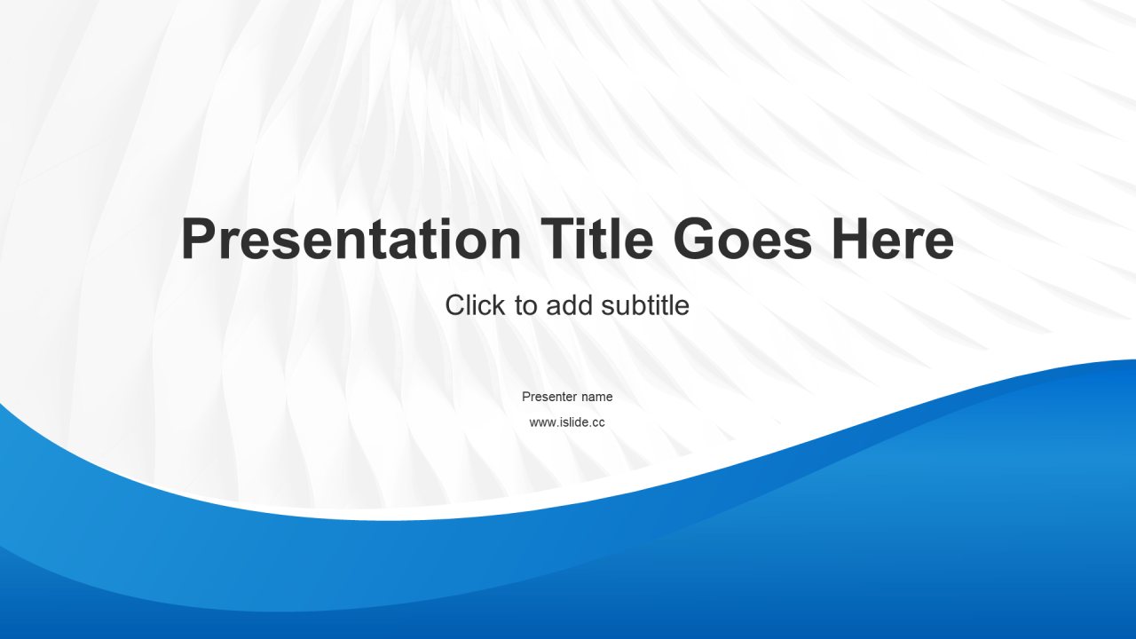 蓝色商务现代办公商业计划书主题