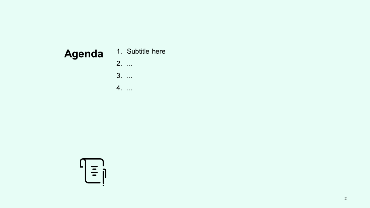 绿色插画工作总结PPT主题