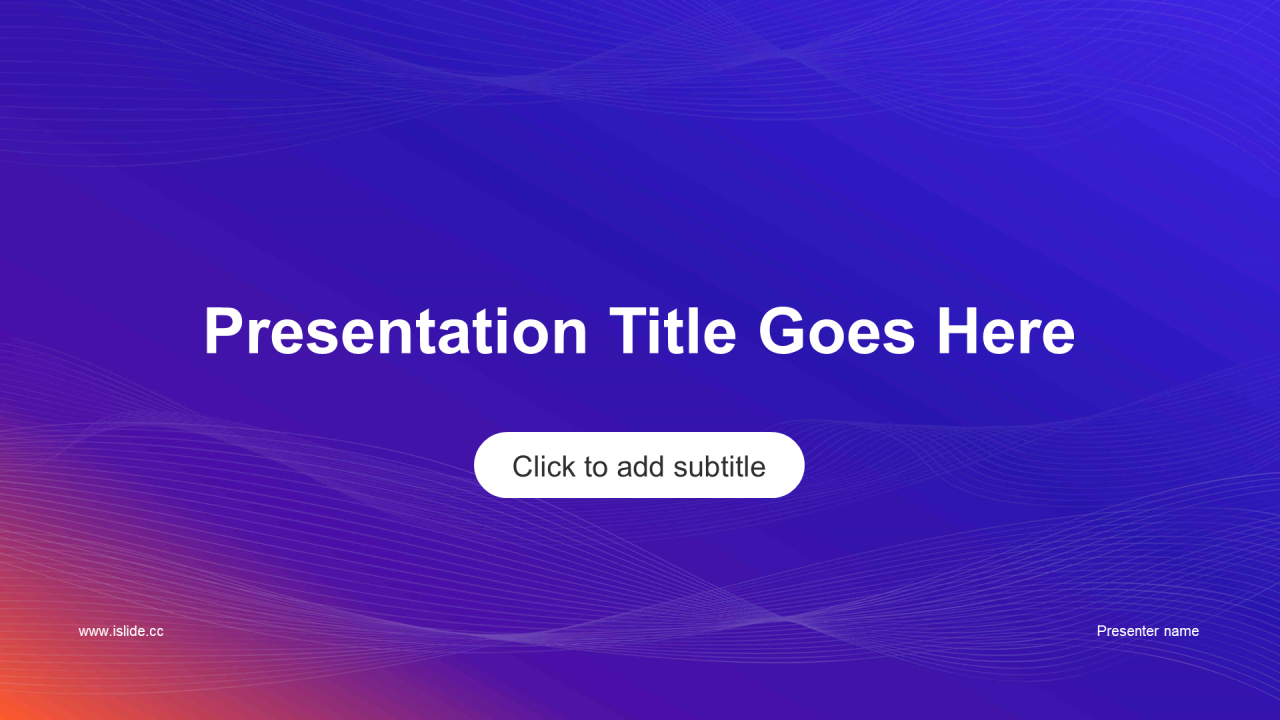 蓝色简约互联网科技商业计划书