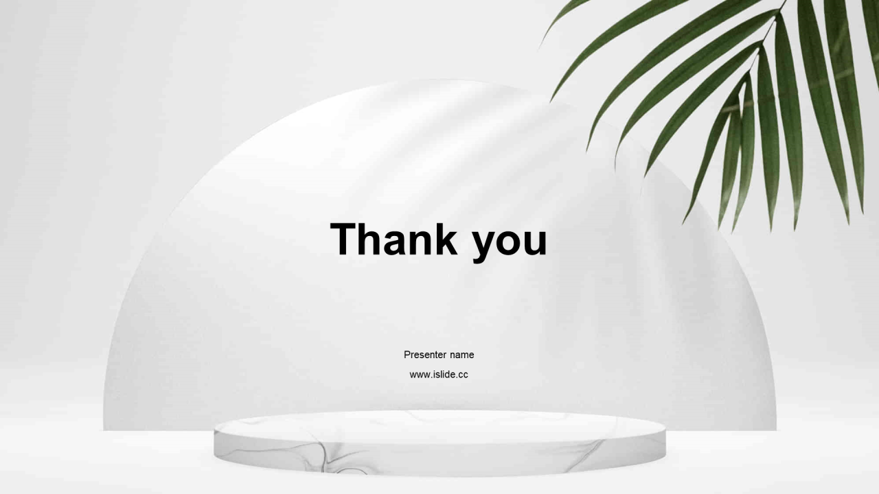 绿色简约市场营销PPT主题