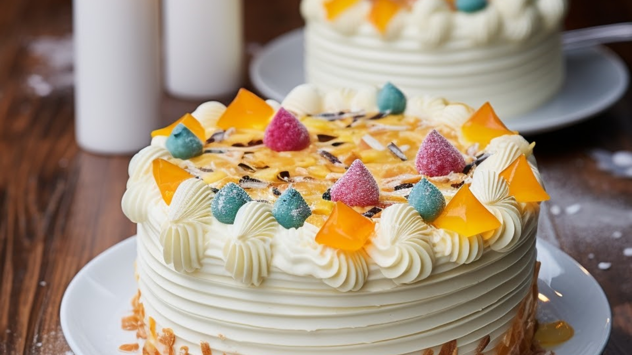 粉色插画生日祝福快闪PPT模板