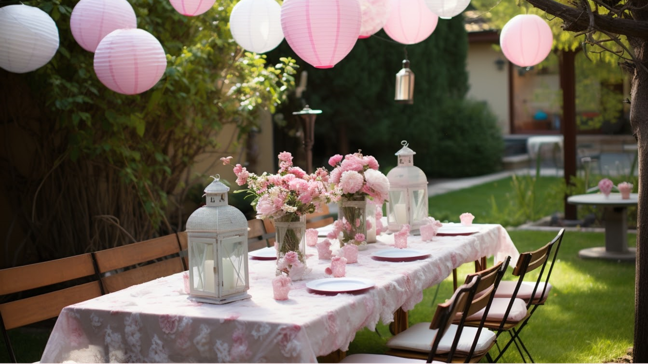 粉色插画生日祝福快闪PPT模板