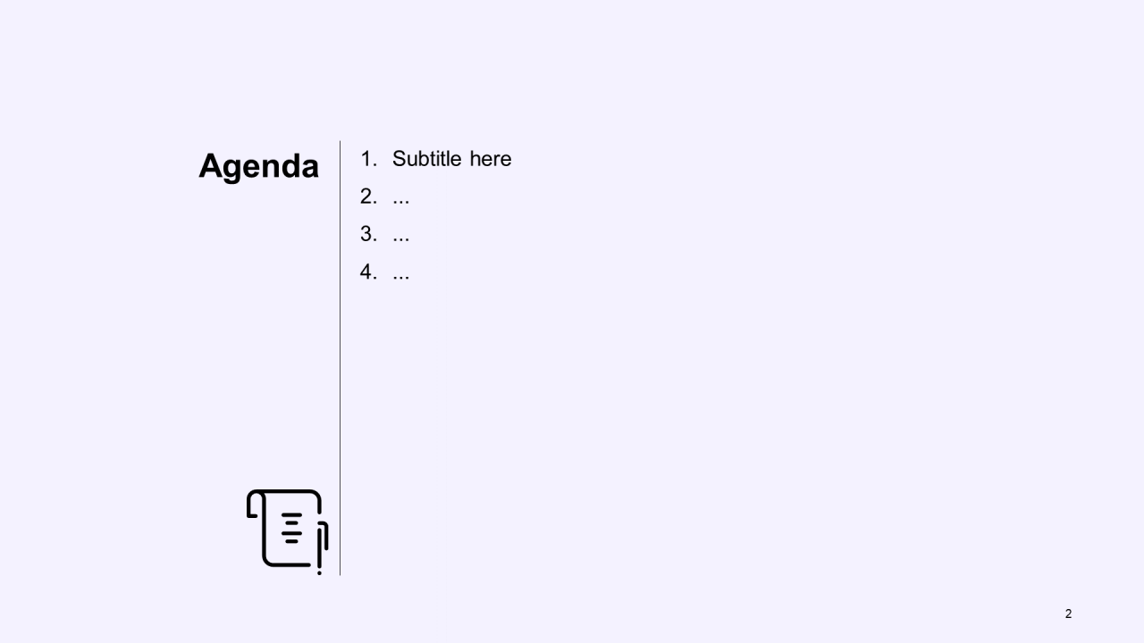 多色插画培训课件PPT主题