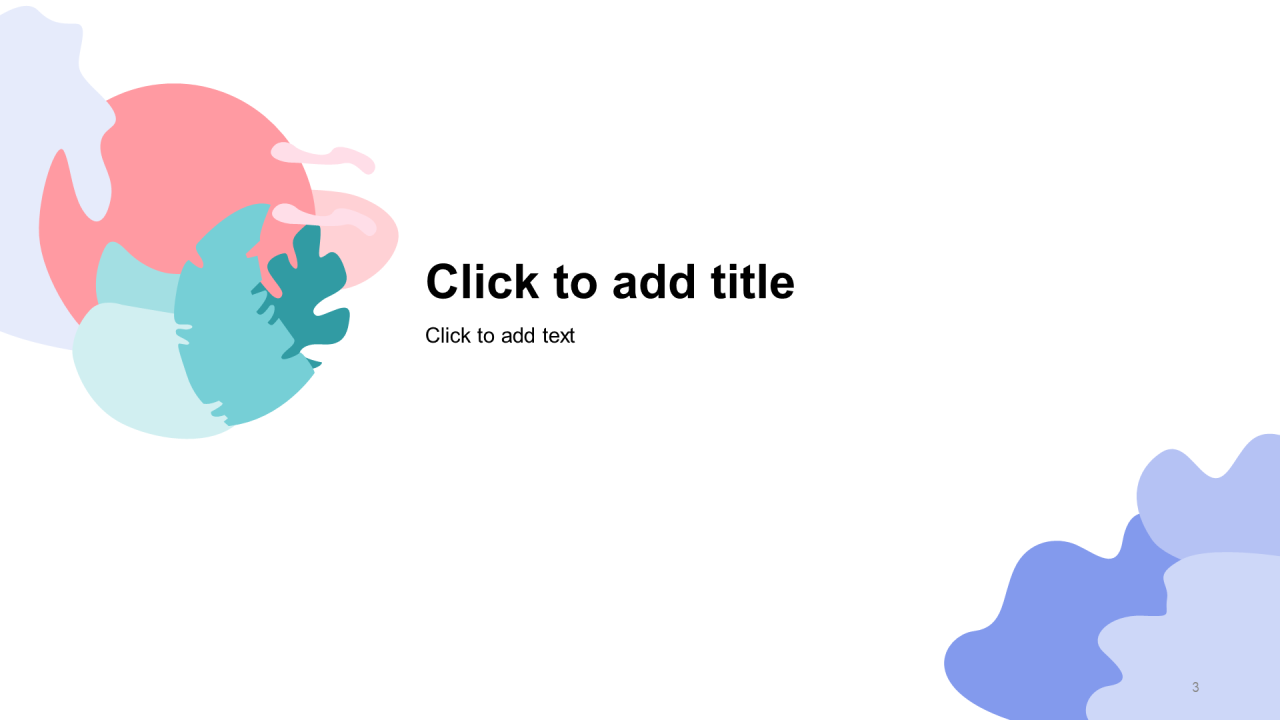 多色插画创意集合工作总结PPT主题