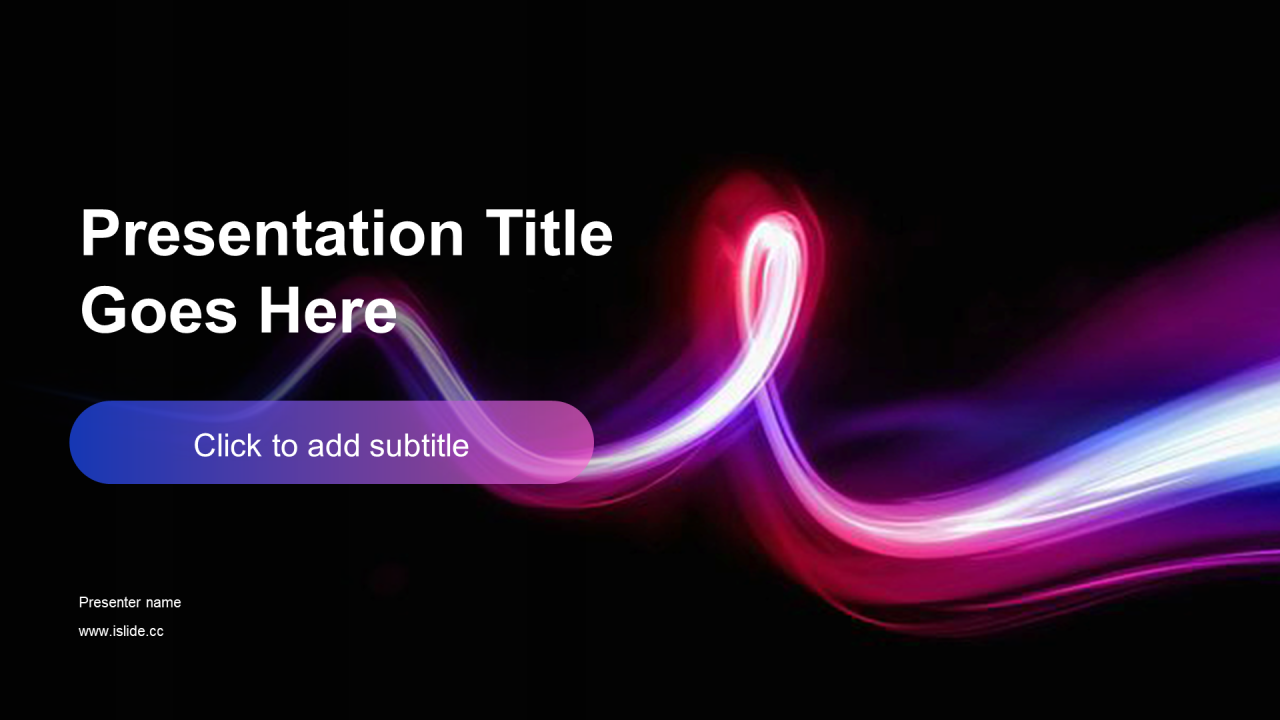 黑色创意商务办公科技智能发布会PPT主题