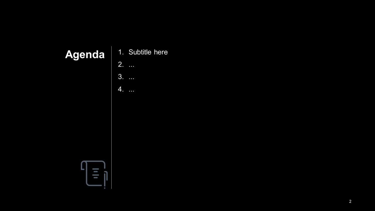 黑色创意商务办公科技智能发布会PPT主题