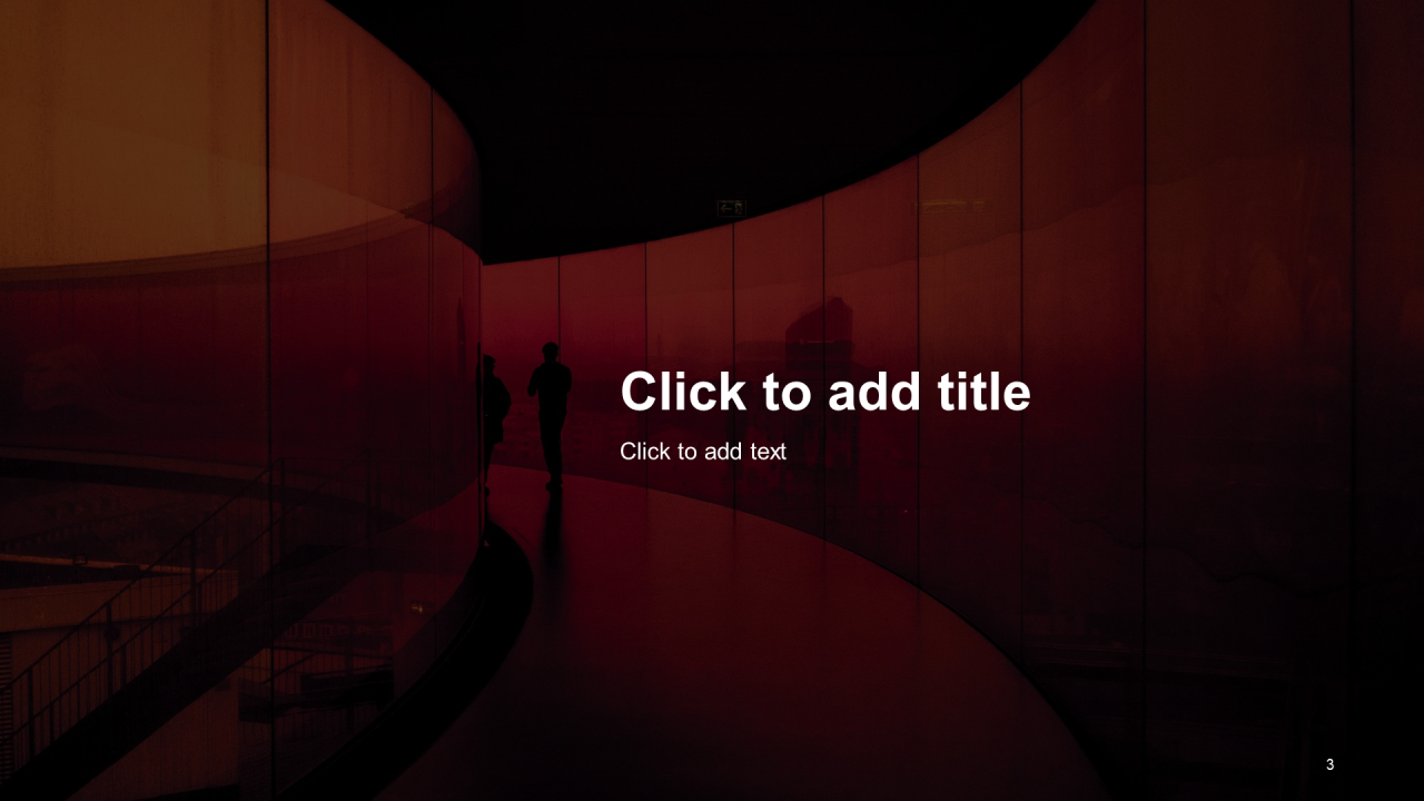 红色商务商业会谈合作PPT主题