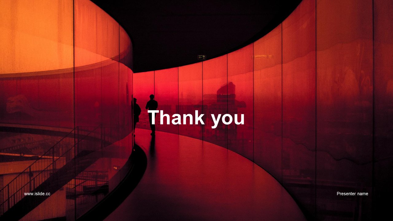 红色商务商业会谈合作PPT主题