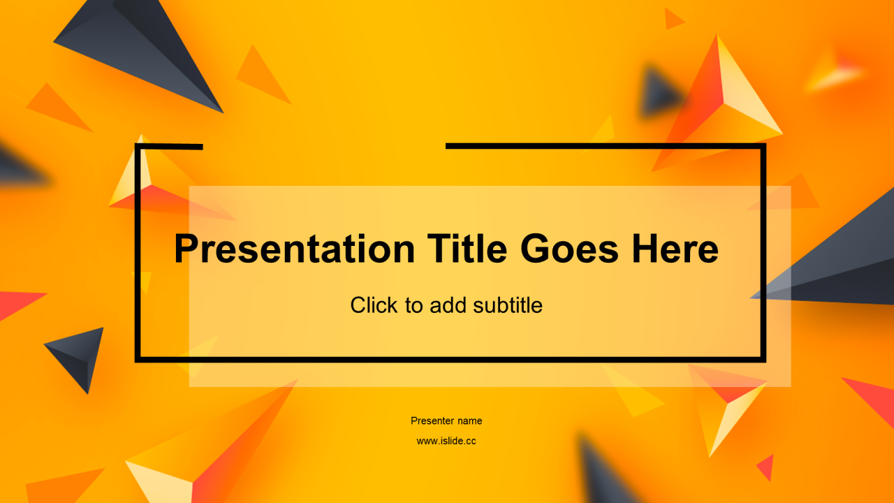 黄色商务工作总结培训课件PPT主题