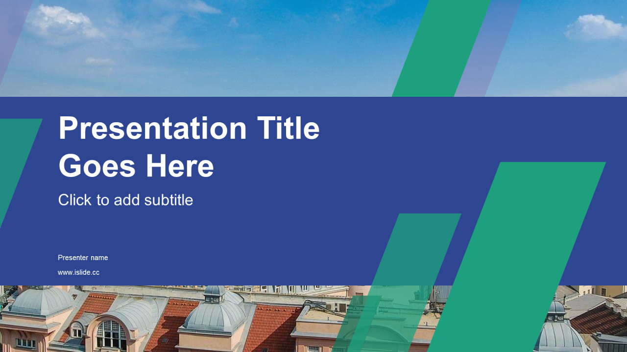 蓝色创意商务互联网通讯商业计划书PPT主题