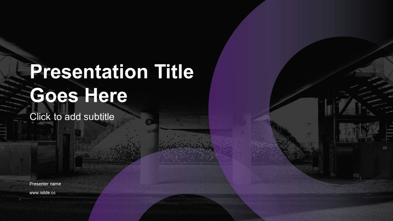 黑色渐变商务市场营销活动方案PPT素材