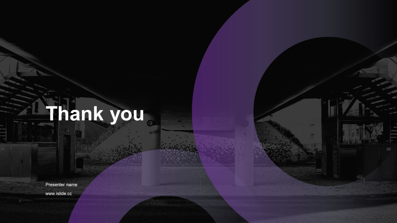 黑色渐变商务市场营销活动方案PPT素材