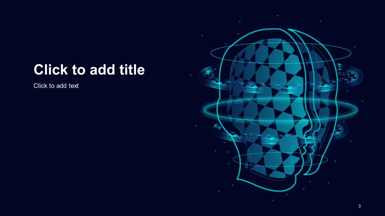 蓝色科技商业计划书PPT主题