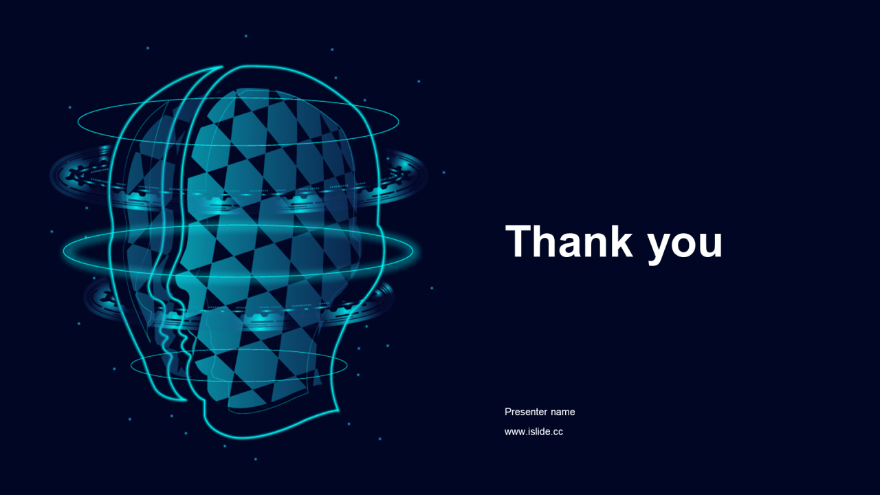 蓝色科技商业计划书PPT主题