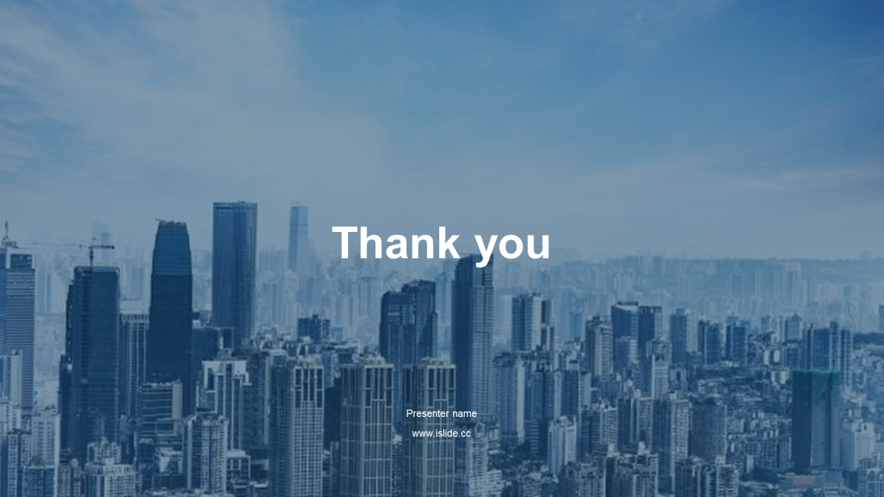 蓝色商务风商业项目计划书PPT模板