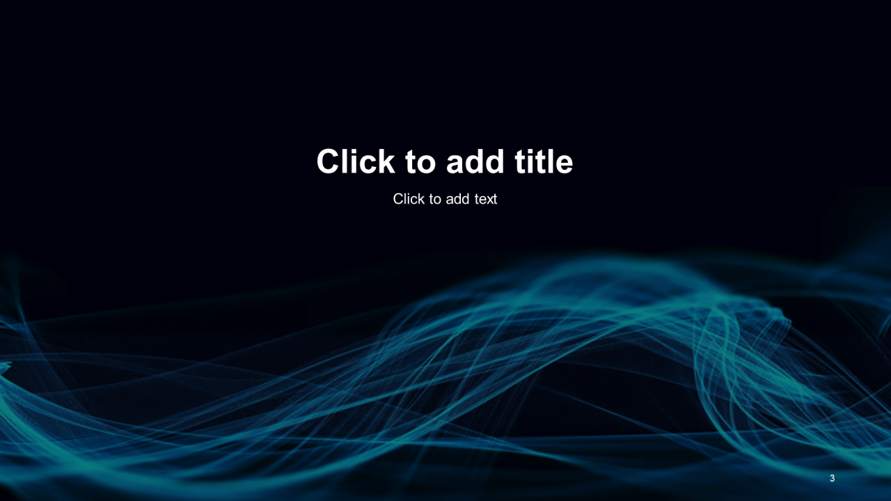 蓝色科技智能工作总结发布会PPT主题