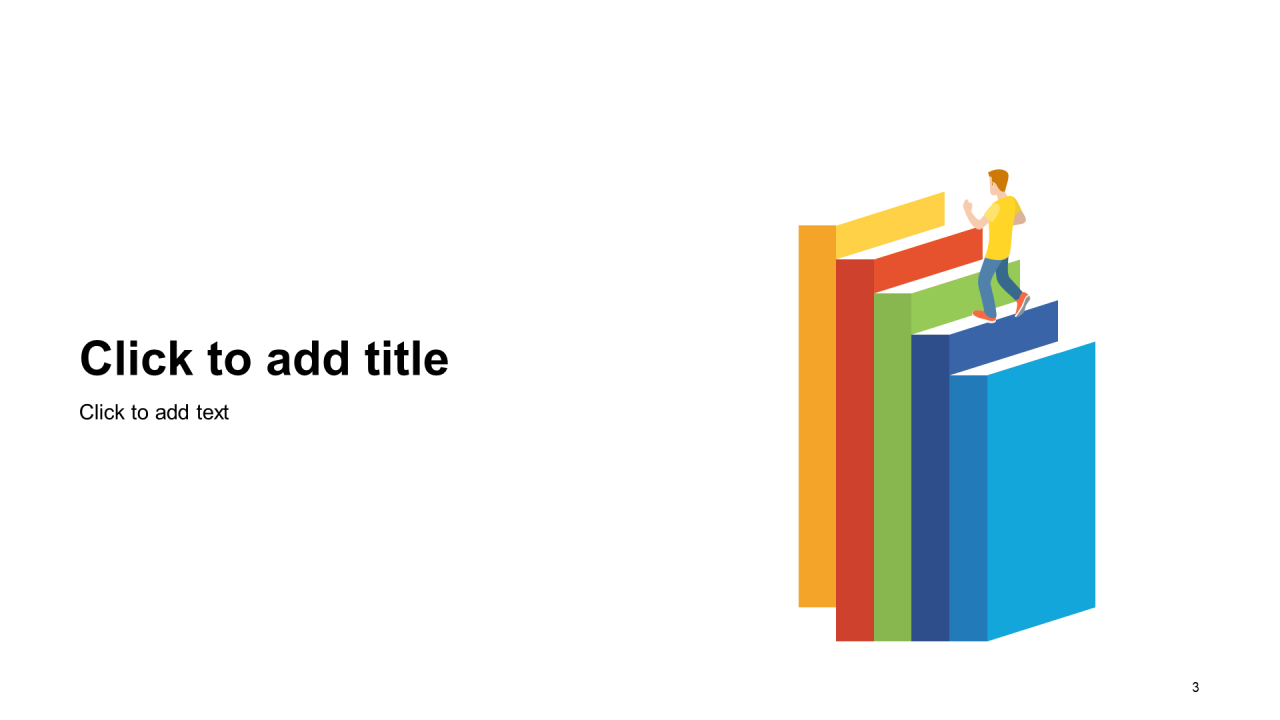 蓝色简约插画教育学习毕业答辩PPT主题