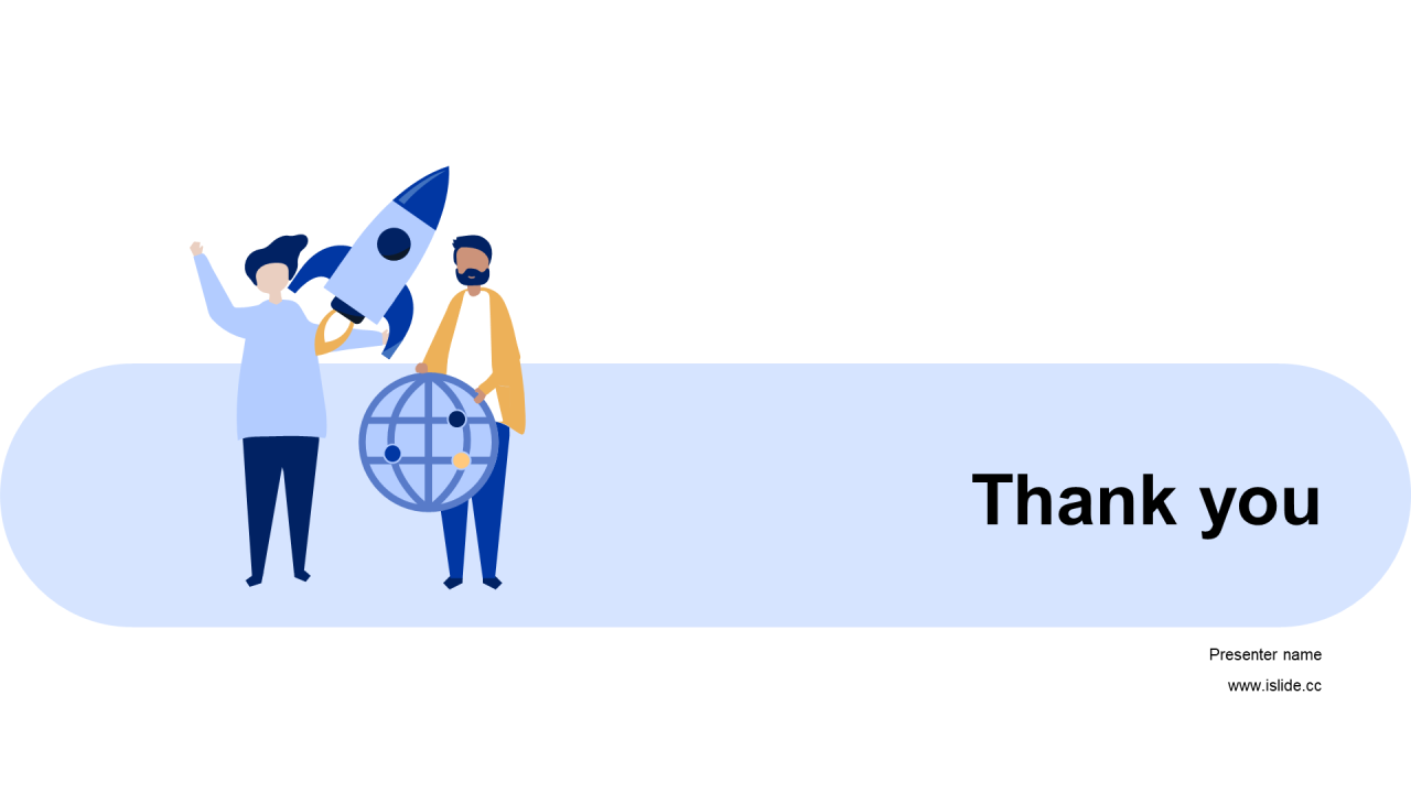 白色插画联网通讯PPT主题