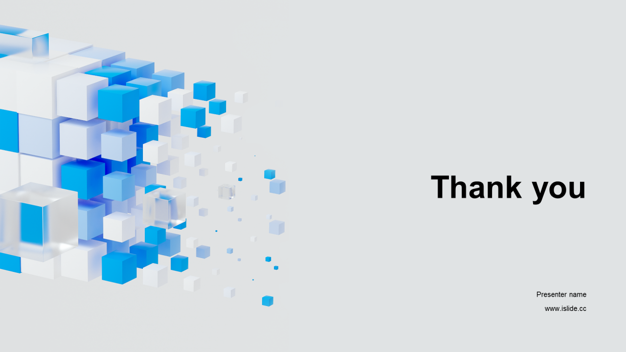 蓝色商务现代计划书PPT主题