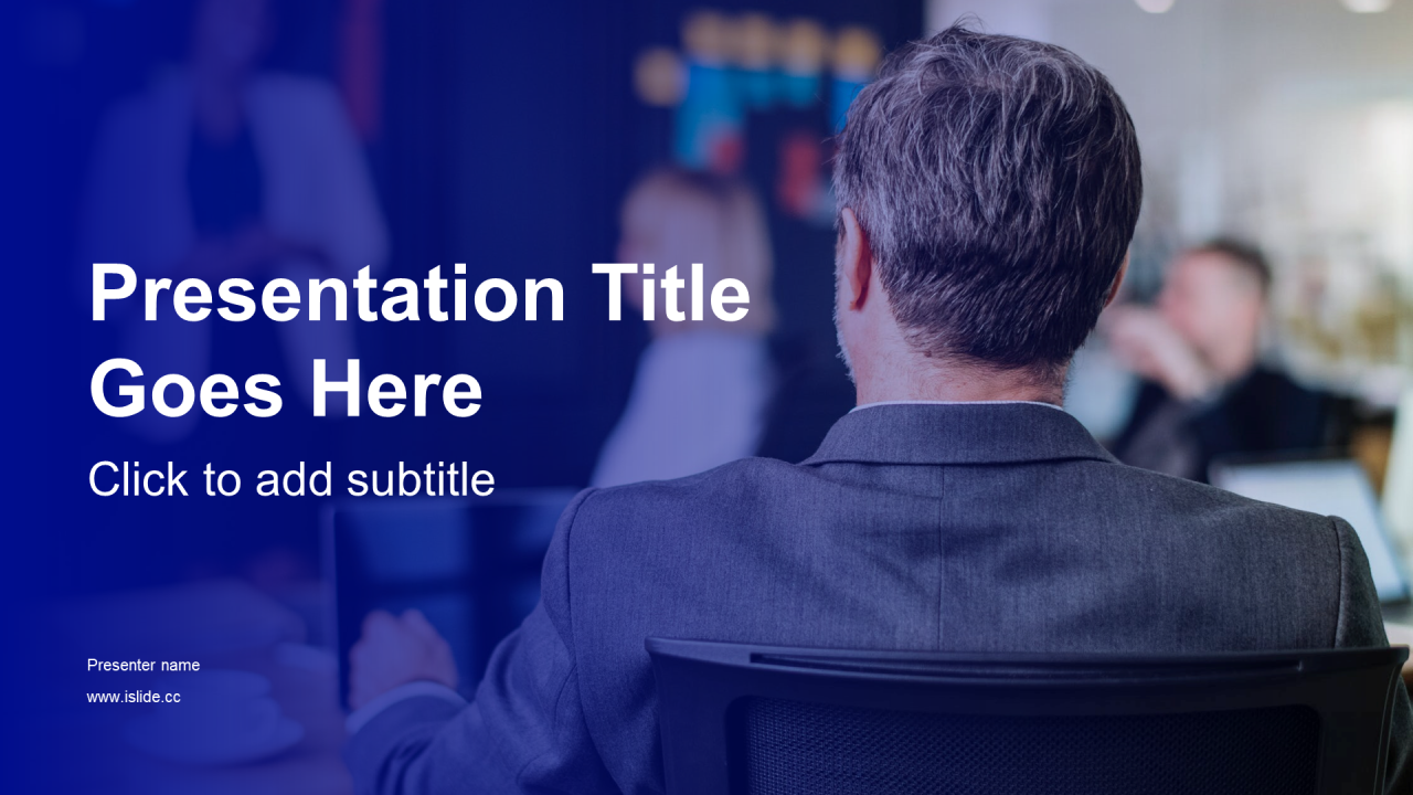 蓝色商务政府司法商业计划书PPT主题