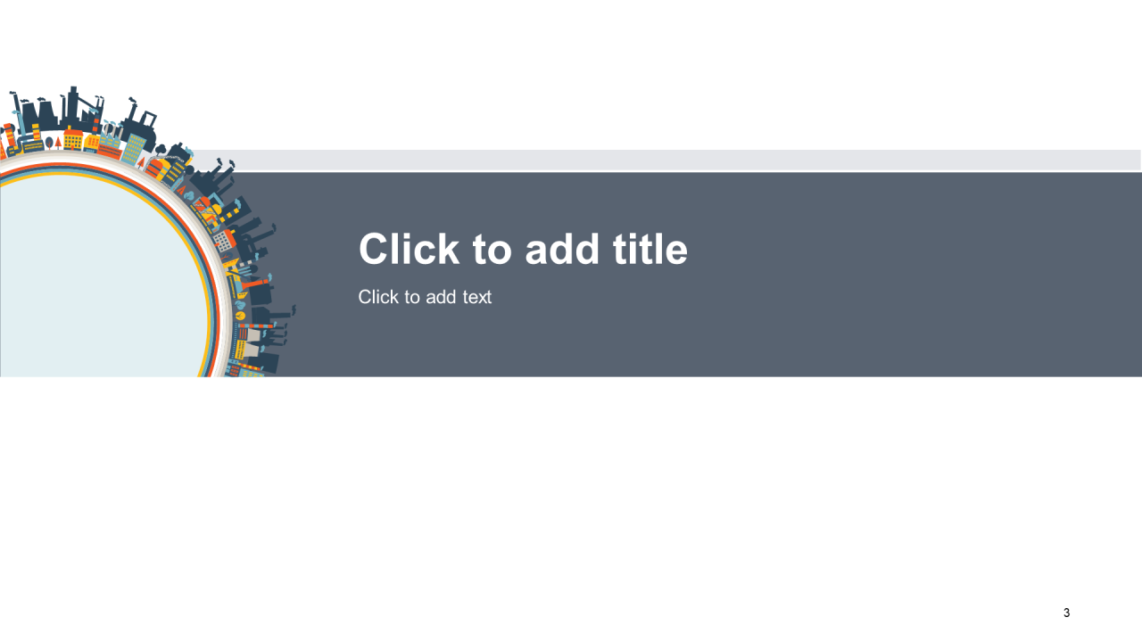 多色插画工作总结PPT主题