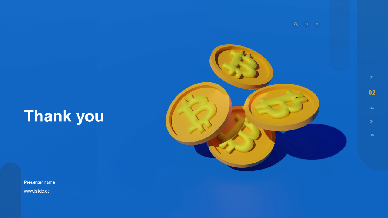 蓝色创意金融行业竞聘述职PPT主题