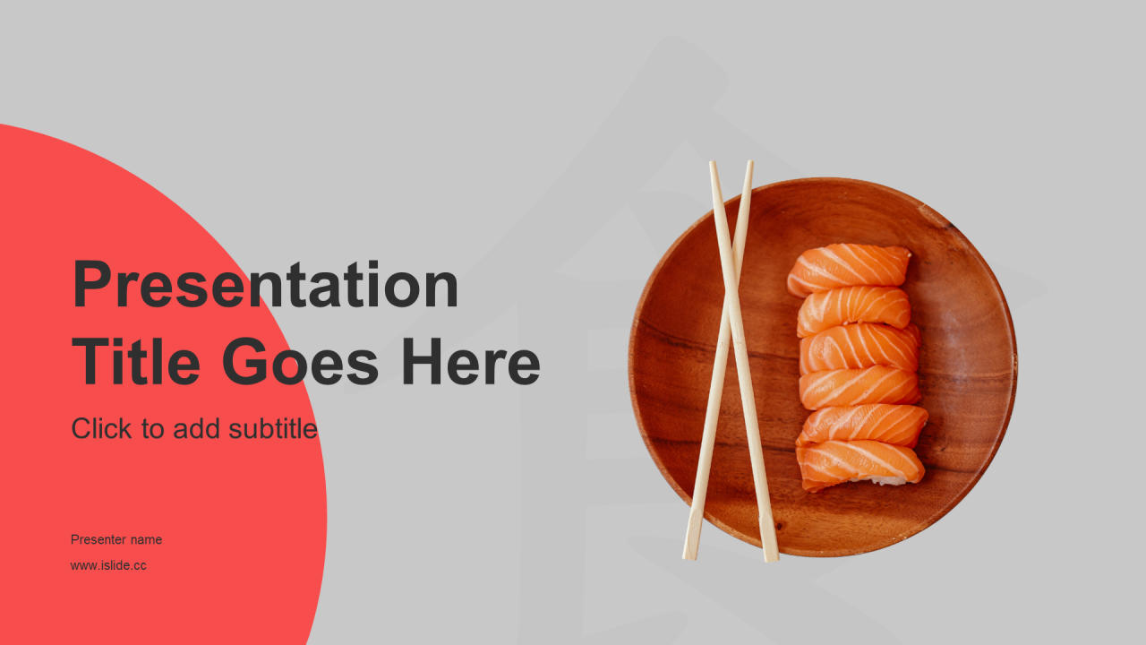 红色商务餐饮行业研究报告PPT主题