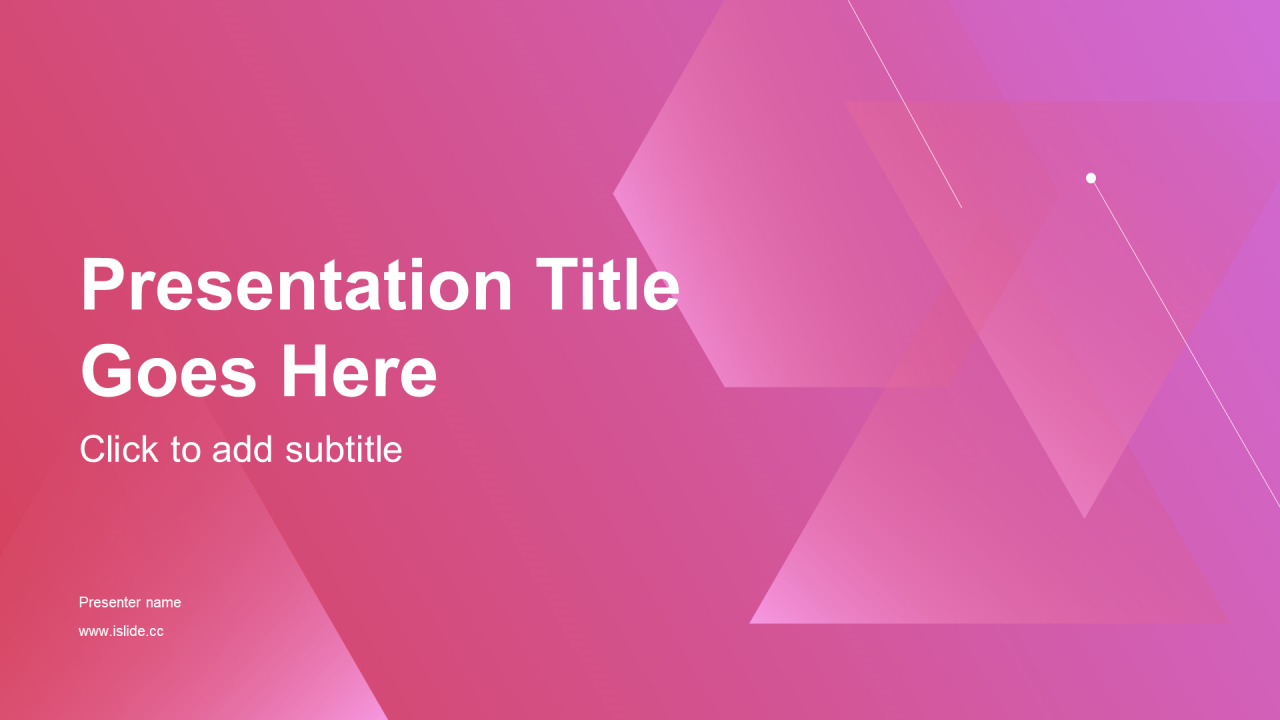 紫色简约商业PPT主题