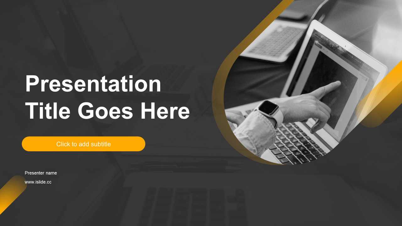 黄色商务现代金融行业工作总结PPT