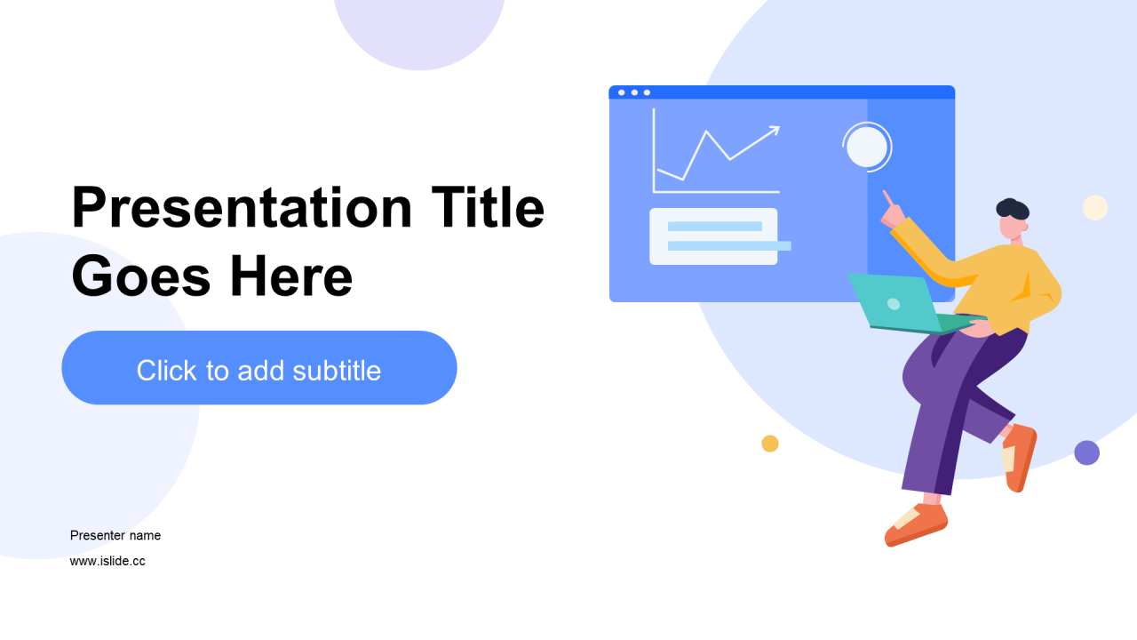 多色插画竞聘述职工作总结PPT主题