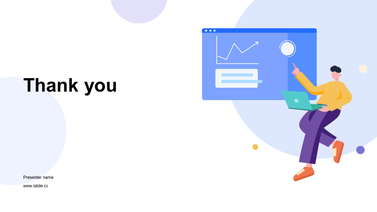 多色插画竞聘述职工作总结PPT主题