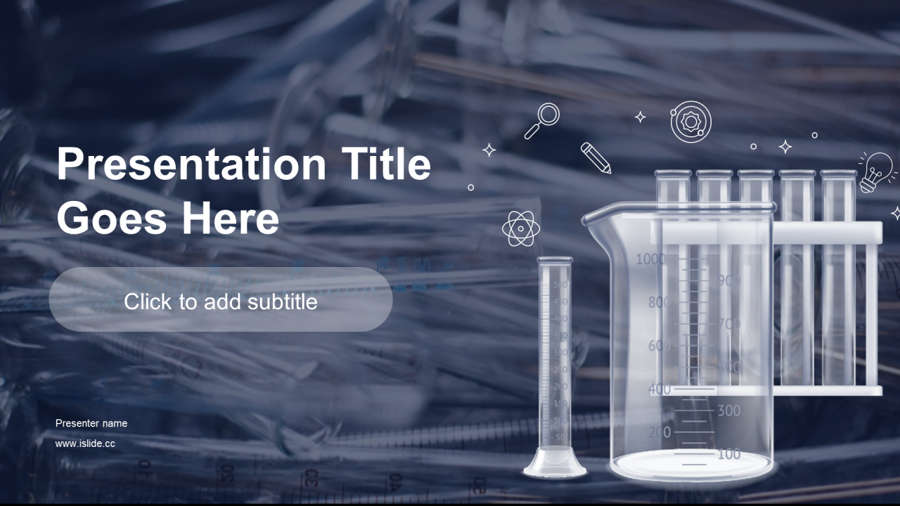 白色商务化学生物毕业答辩PPT主题