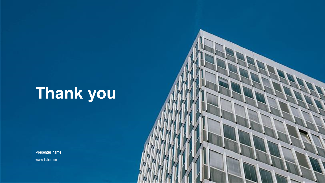 蓝色商务现代地产金融商业计划