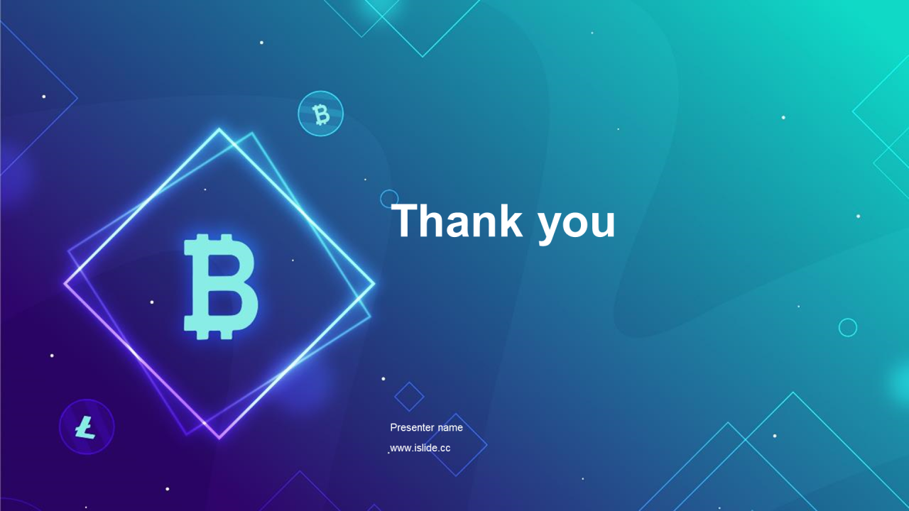 蓝色科技互联网金融行业商业计划书PPT主题