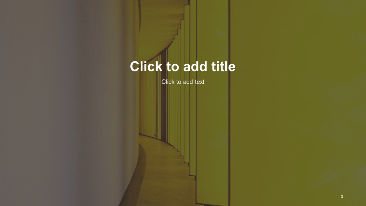 黄色现代建筑地产PPT主题