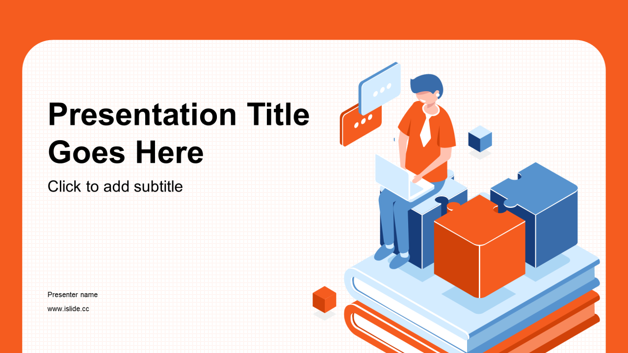 多色插画工作总结培训课件PPT主题