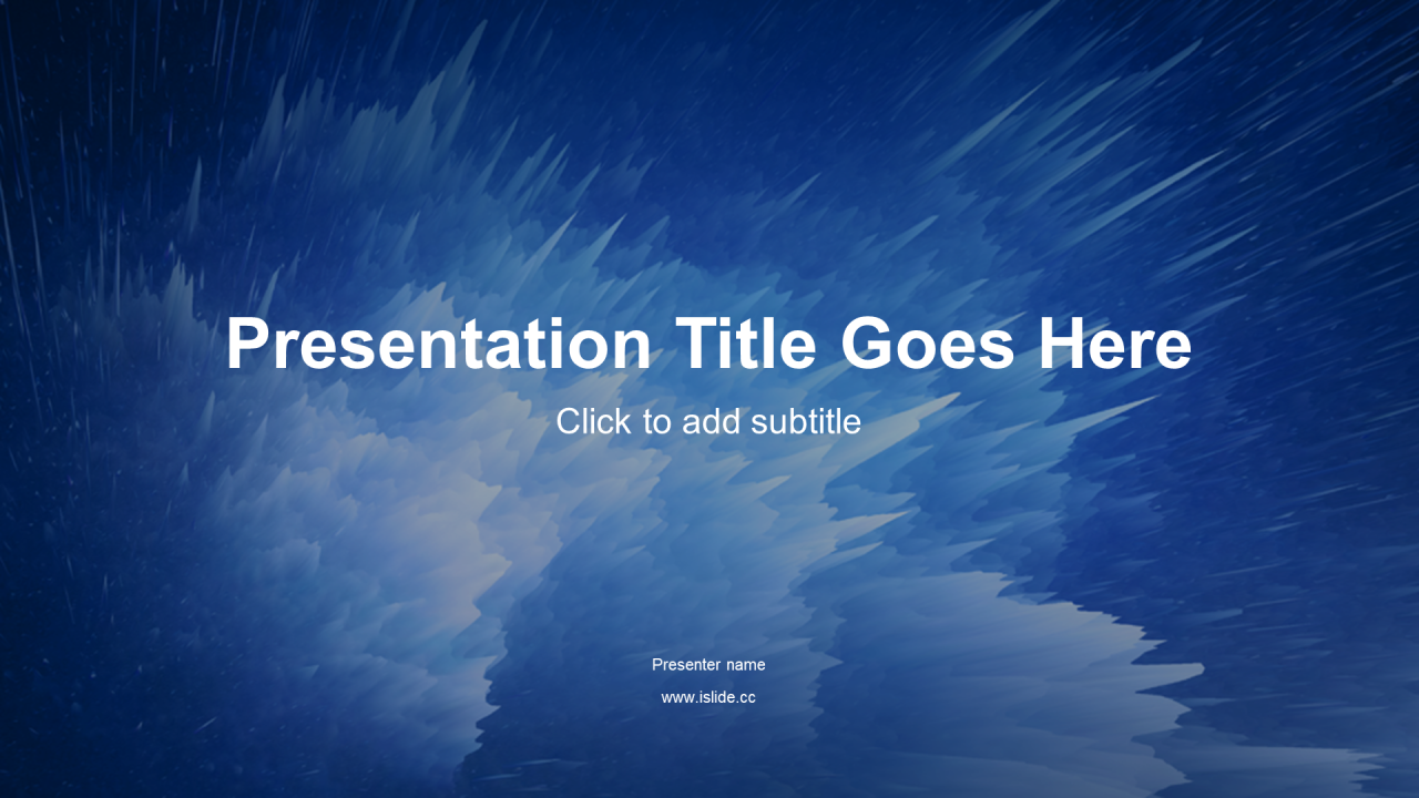 蓝色创意公益环保培训课件PPT主题