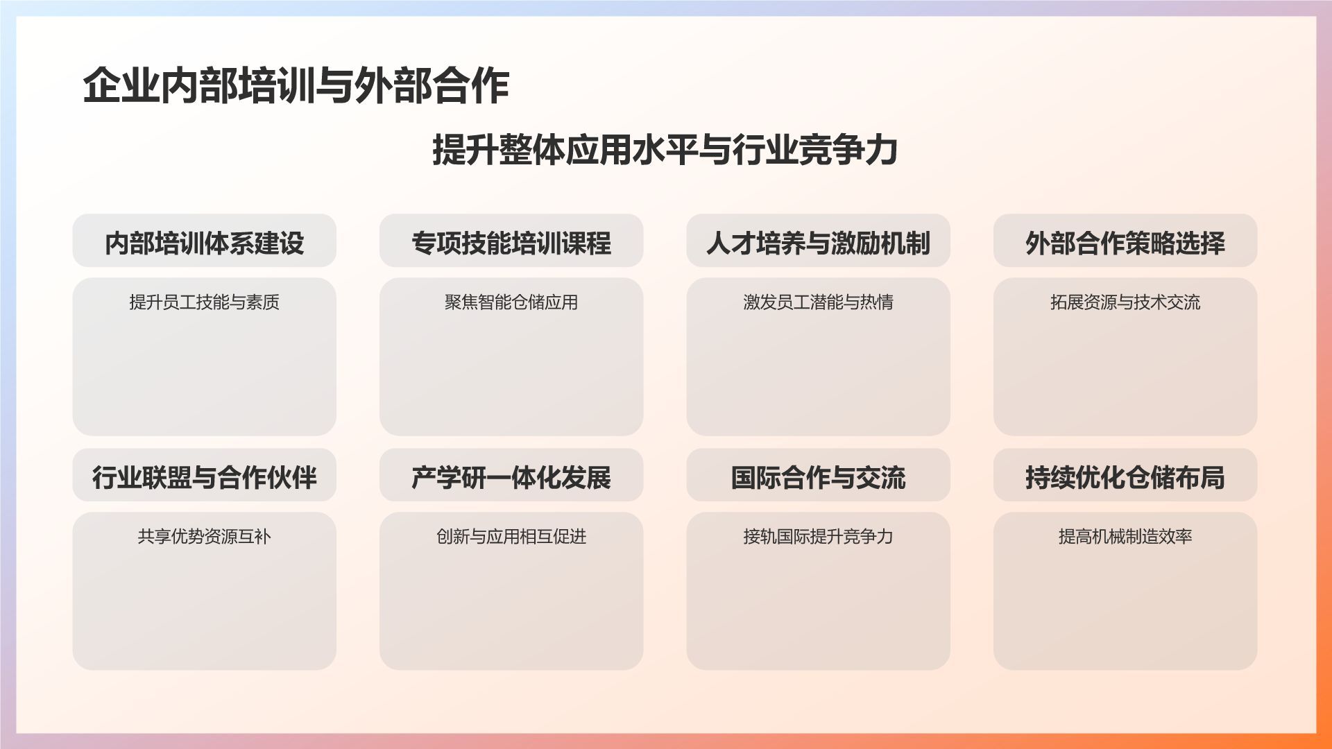**智能仓储设备在机械制造业的应用研究**