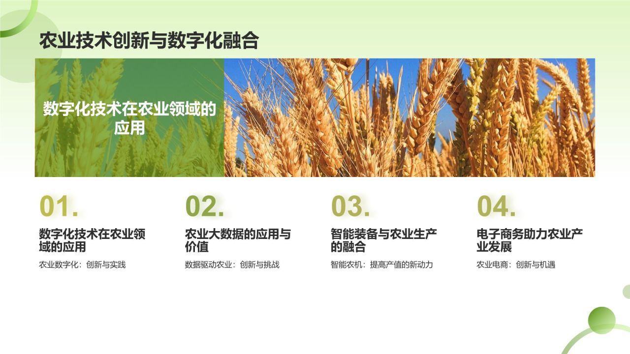 农业技术创新对产值的贡献
