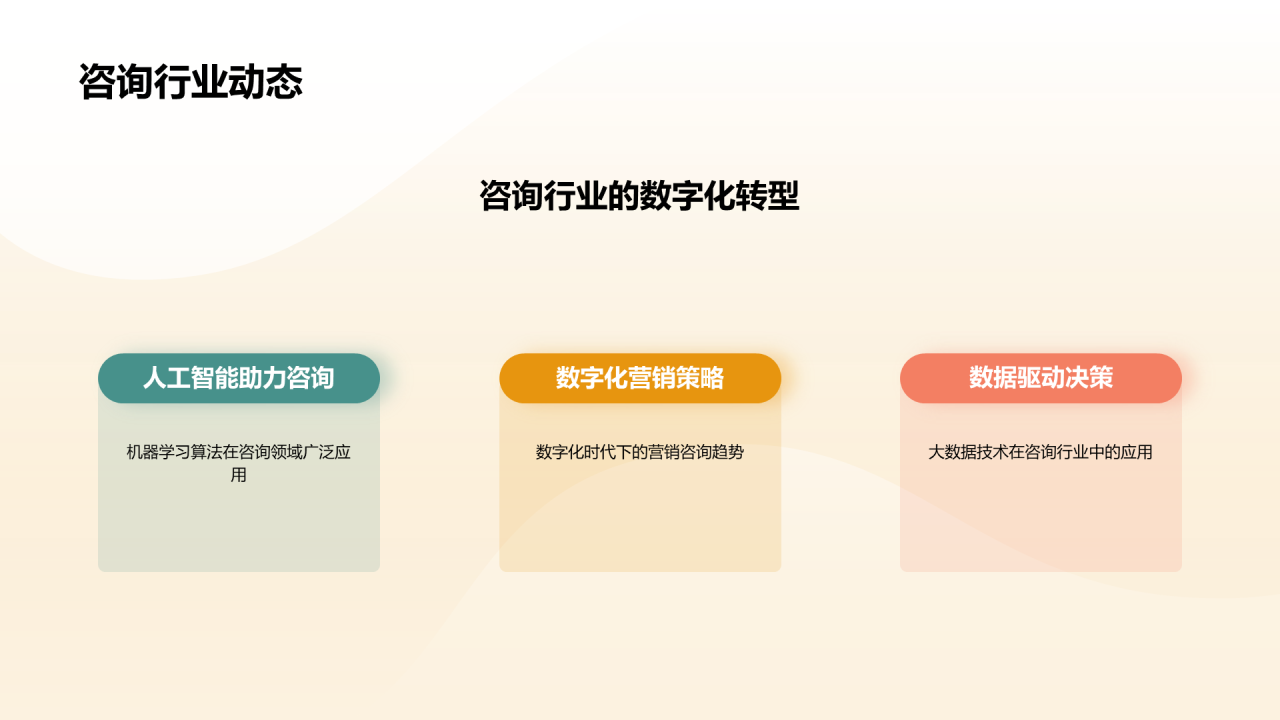 黄色插画卡通咨询行业开学第一课培训课件PPT模板
