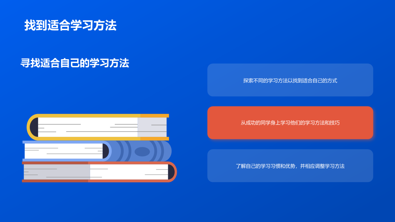 蓝色插画高三第一课培训课件PPT模板