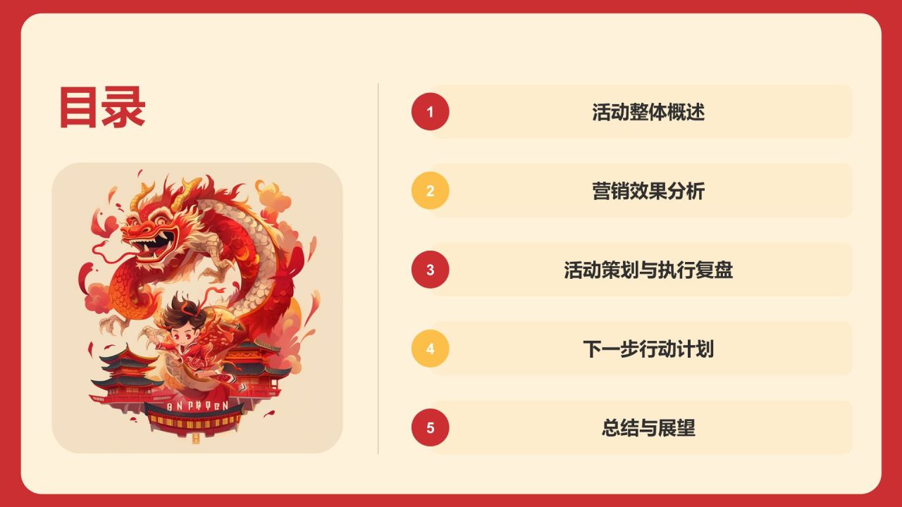 龙年新年活动营销总结复盘