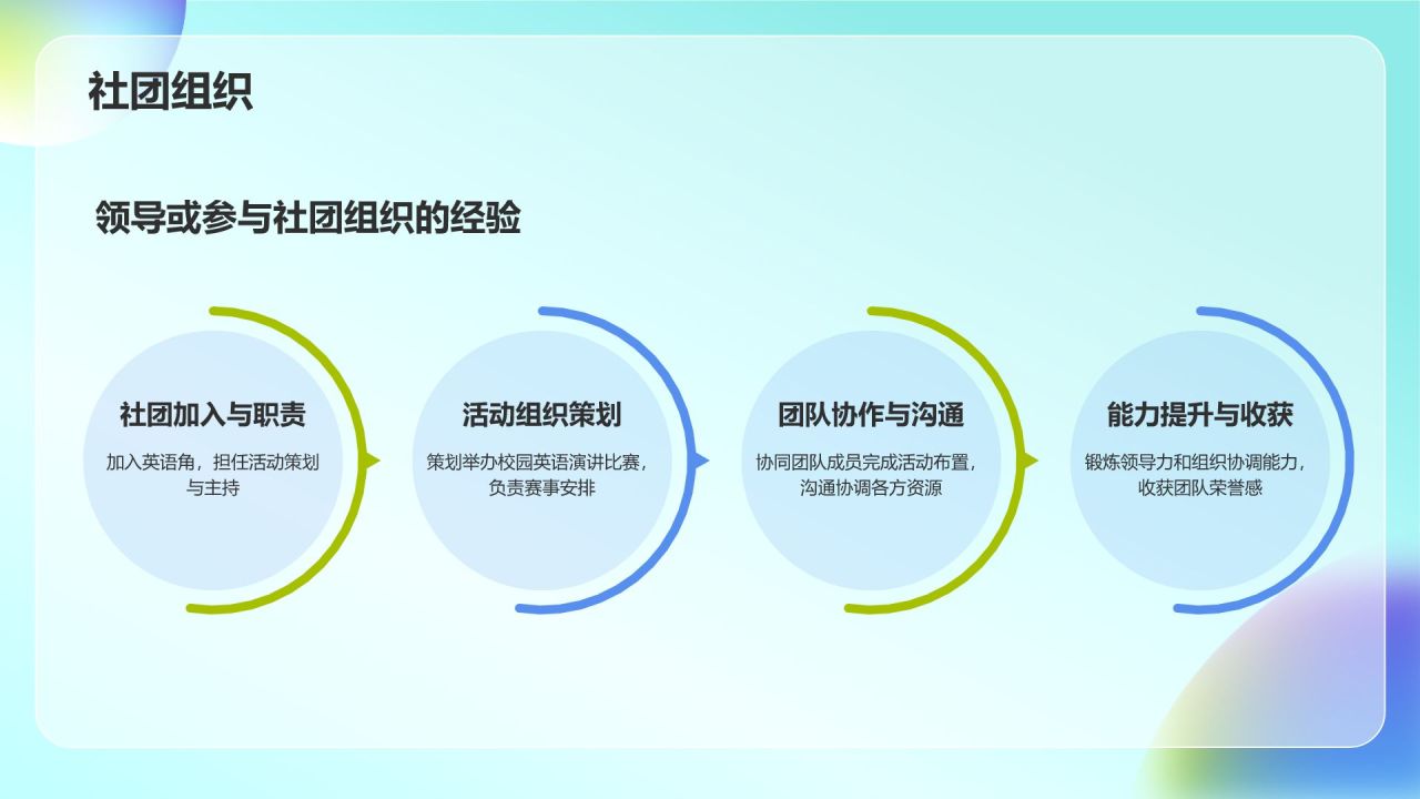 大学生个人简历